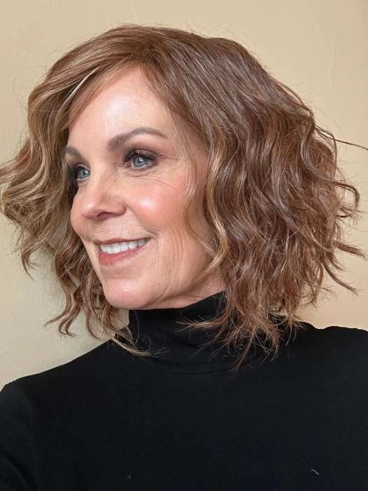 Beaming Beauty | Synthetic Lace Front Wig (Mono Part)
