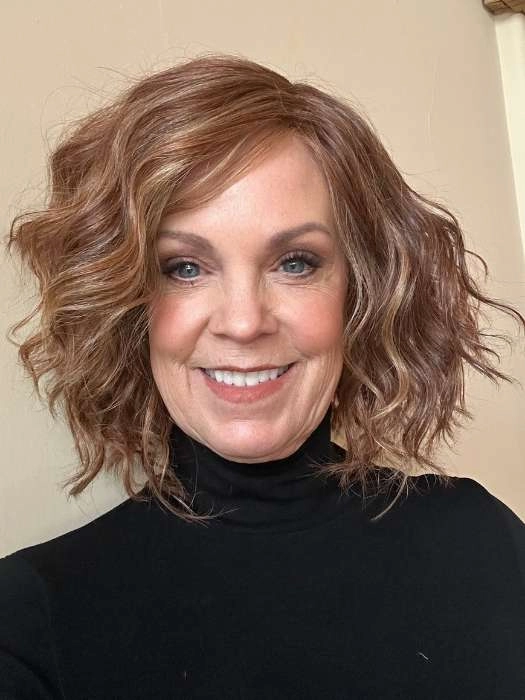 Beaming Beauty | Synthetic Lace Front Wig (Mono Part)