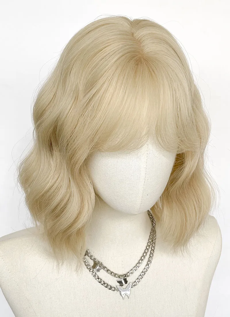 Blonde Wavy Bob Synthetic Hair Wig NS552