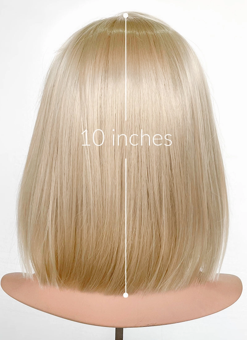 Blonde Straight Bob Lace Front Synthetic Wig LFK5542