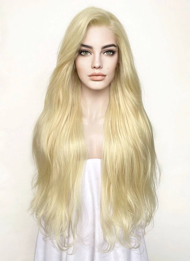 Blonde Straight Lace Front Synthetic Wig LF1314