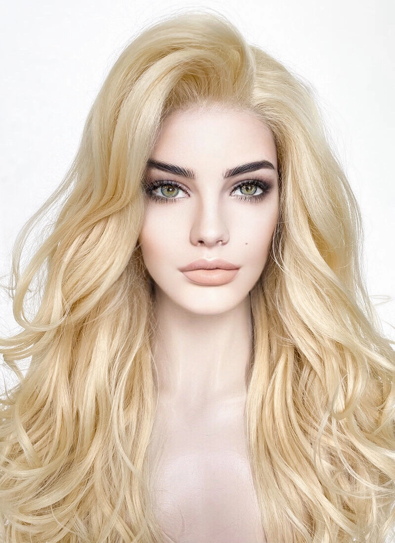 Blonde Wavy Lace Front Synthetic Wig LF5156