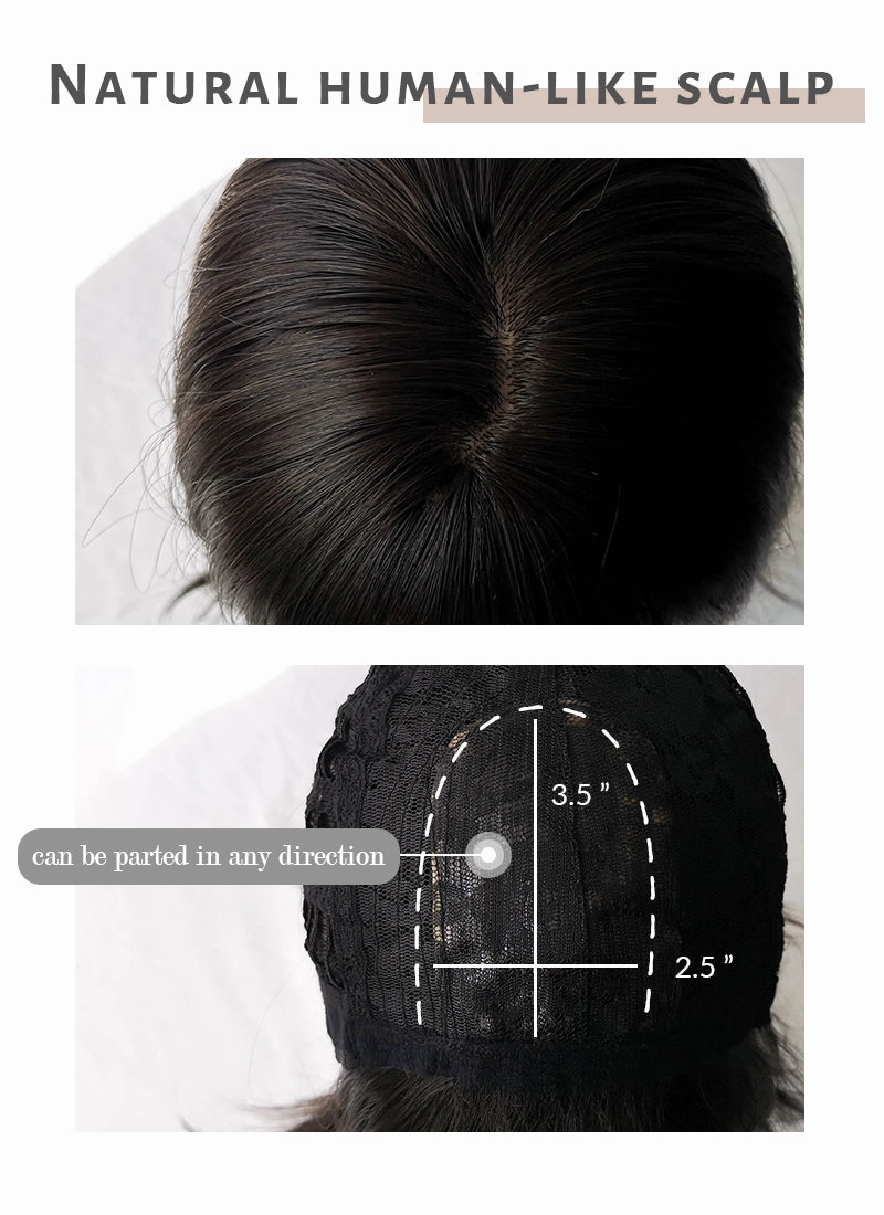 Brunette Straight Bob Synthetic Wig NS077