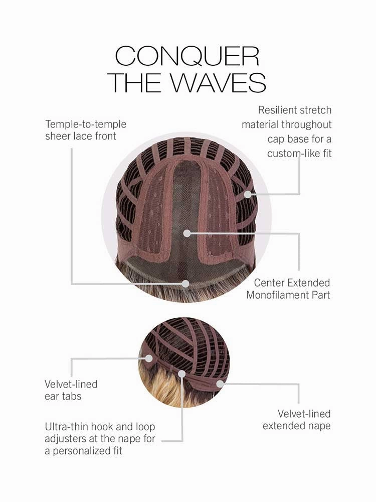 Conquer The Waves wig - Gabor