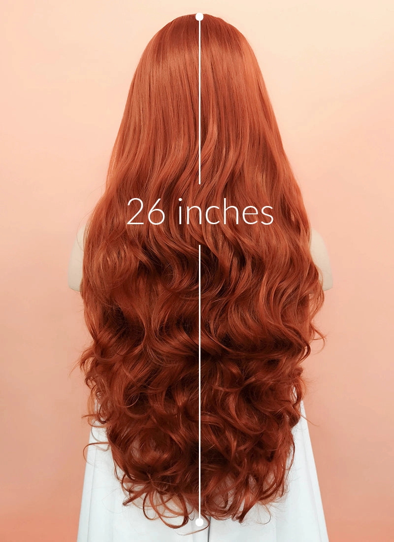Ginger Wavy Lace Front Synthetic Wig LW735