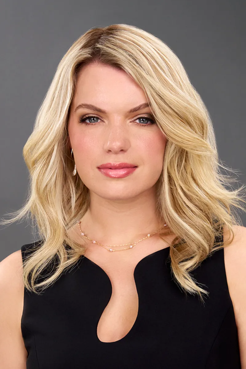 Jon Renau Toppers - Top Flex 12" (#6008) - Remy Human Hair