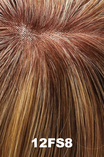 Jon Renau Toppers - Top Full HH 12" (#744) - Remy Human Hair