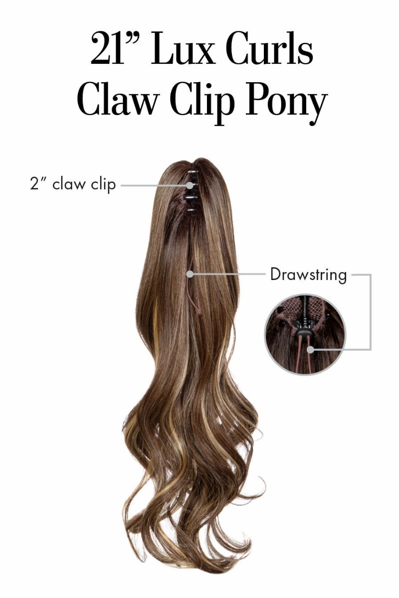 Kim Kimble Extensions - 21" Lux Curls Claw Clip Pony