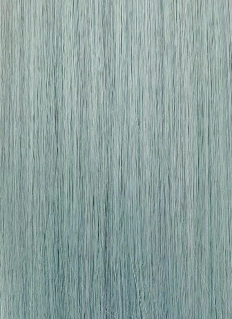 Pastel Blue Straight Synthetic Hair Wig NS565