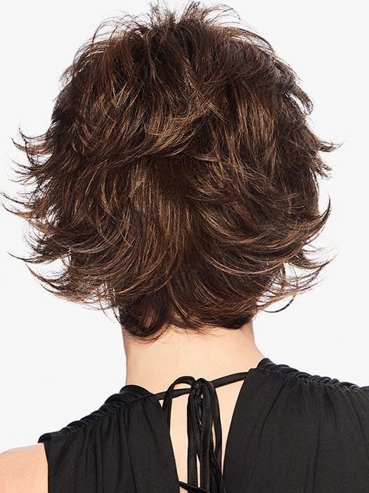 textured flip wig