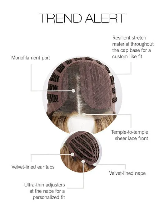Trend Alert Large | Synthetic Lace Front Wig (Mono Part)